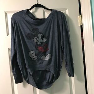 Bedazzled Mickey Mouse long sleeve shirt